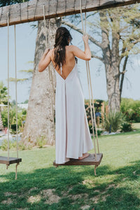 DIVA - ROBE DOS NU DEMOISELLE D'HONNEUR en satin