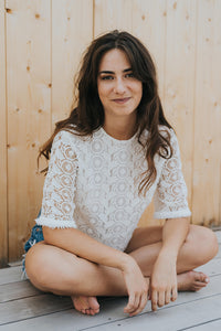 PAULINE - HAUT DENTELLE - MARIAGE Christelle Vasseur Couture