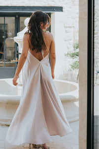 DIVA - ROBE DOS NU DEMOISELLE D'HONNEUR Christelle Vasseur Couture