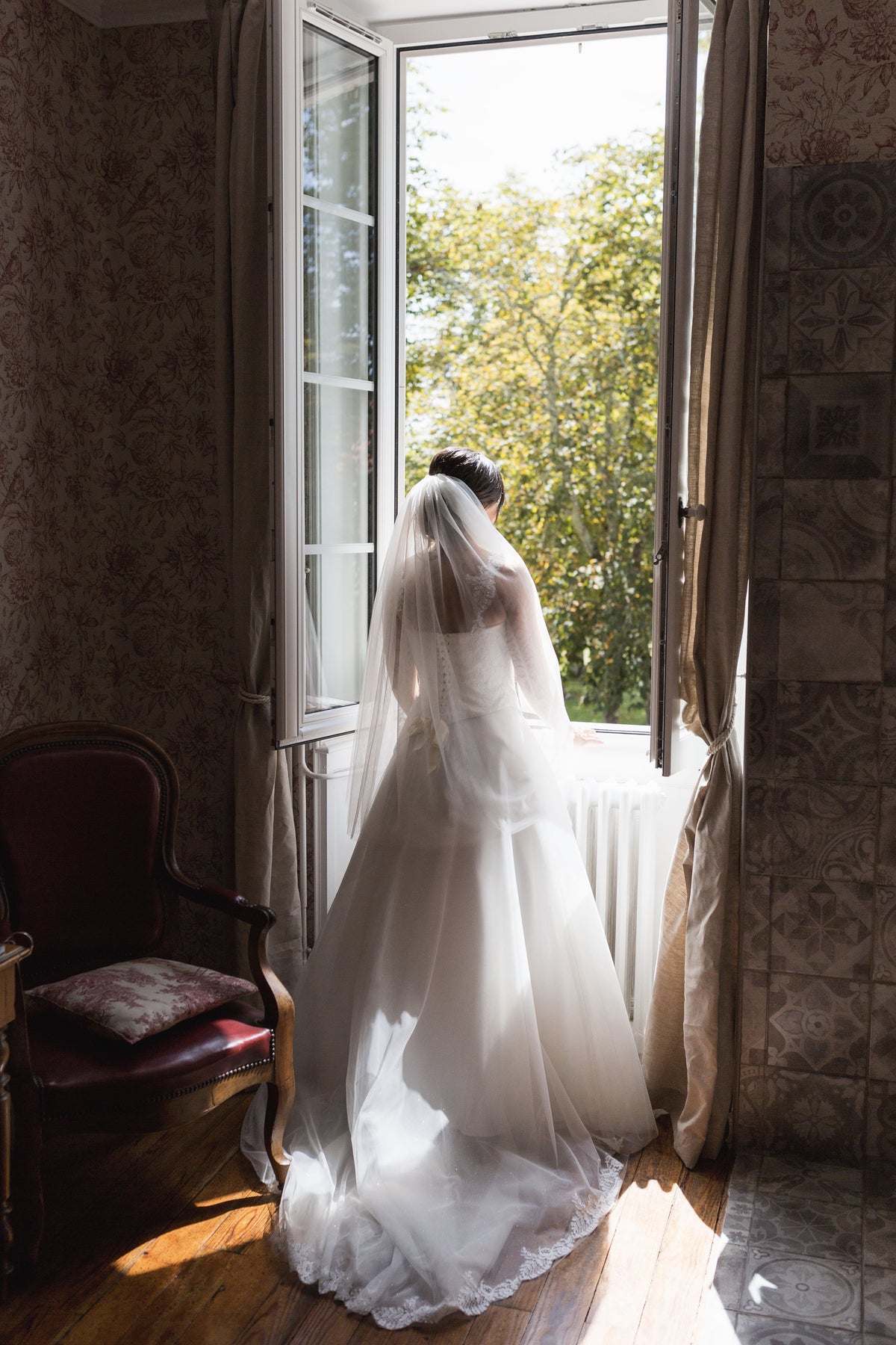 Robe de mariée princesse avec traine