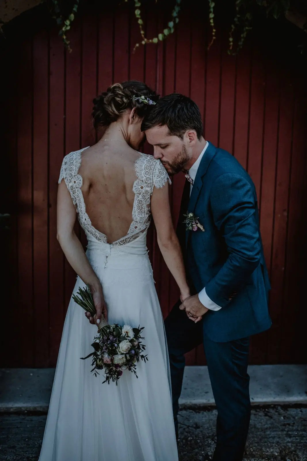Robe de mariée dos nu classe