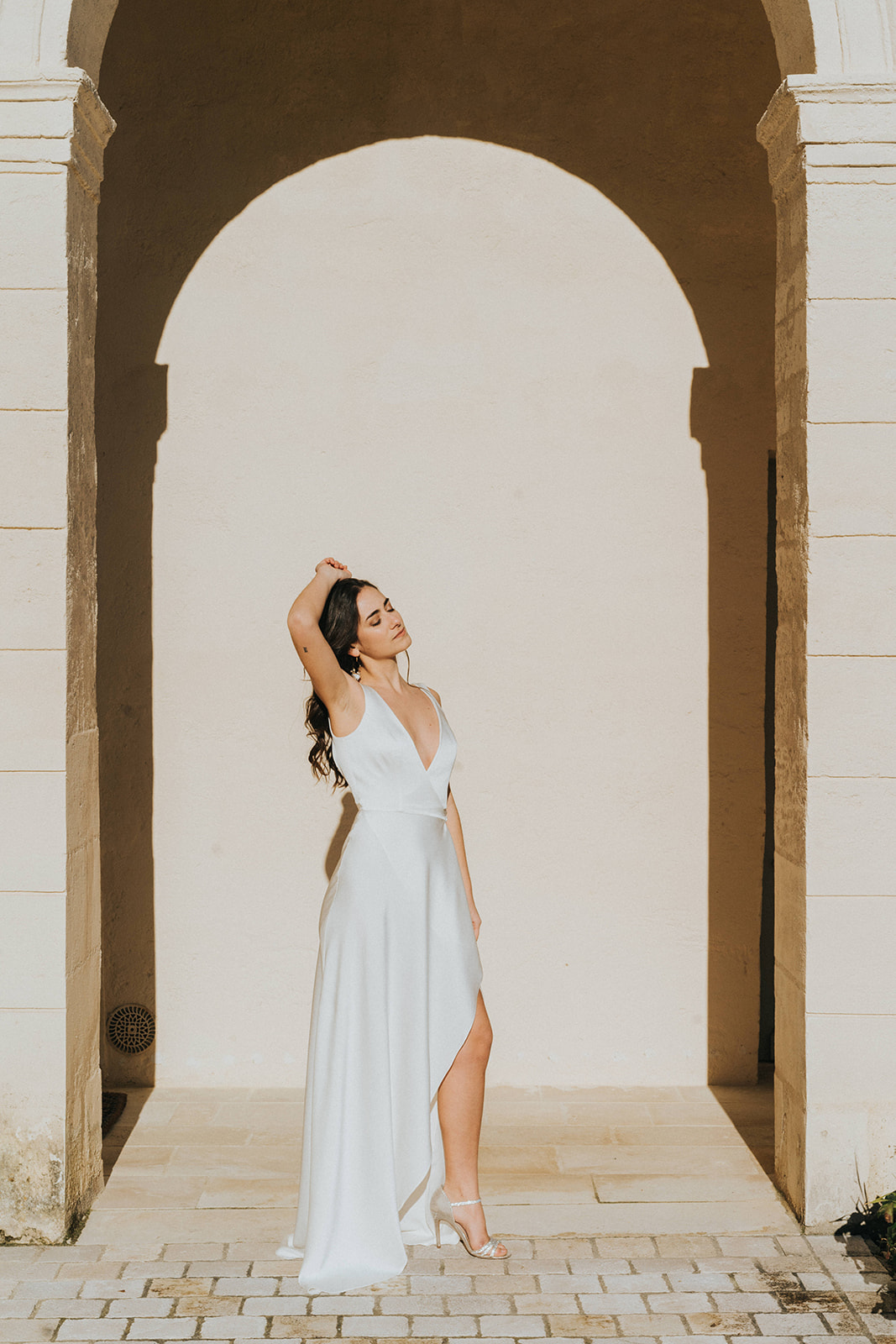 Tailor-made wedding dress - White