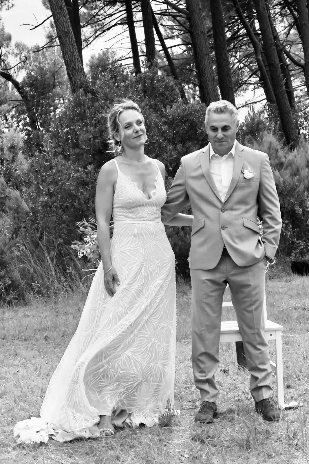 Robe de mariage en dentelle