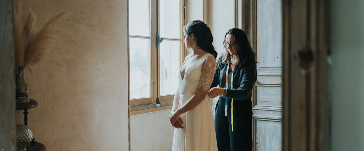 Couturière robe de mariée sur mesure à Bordeaux