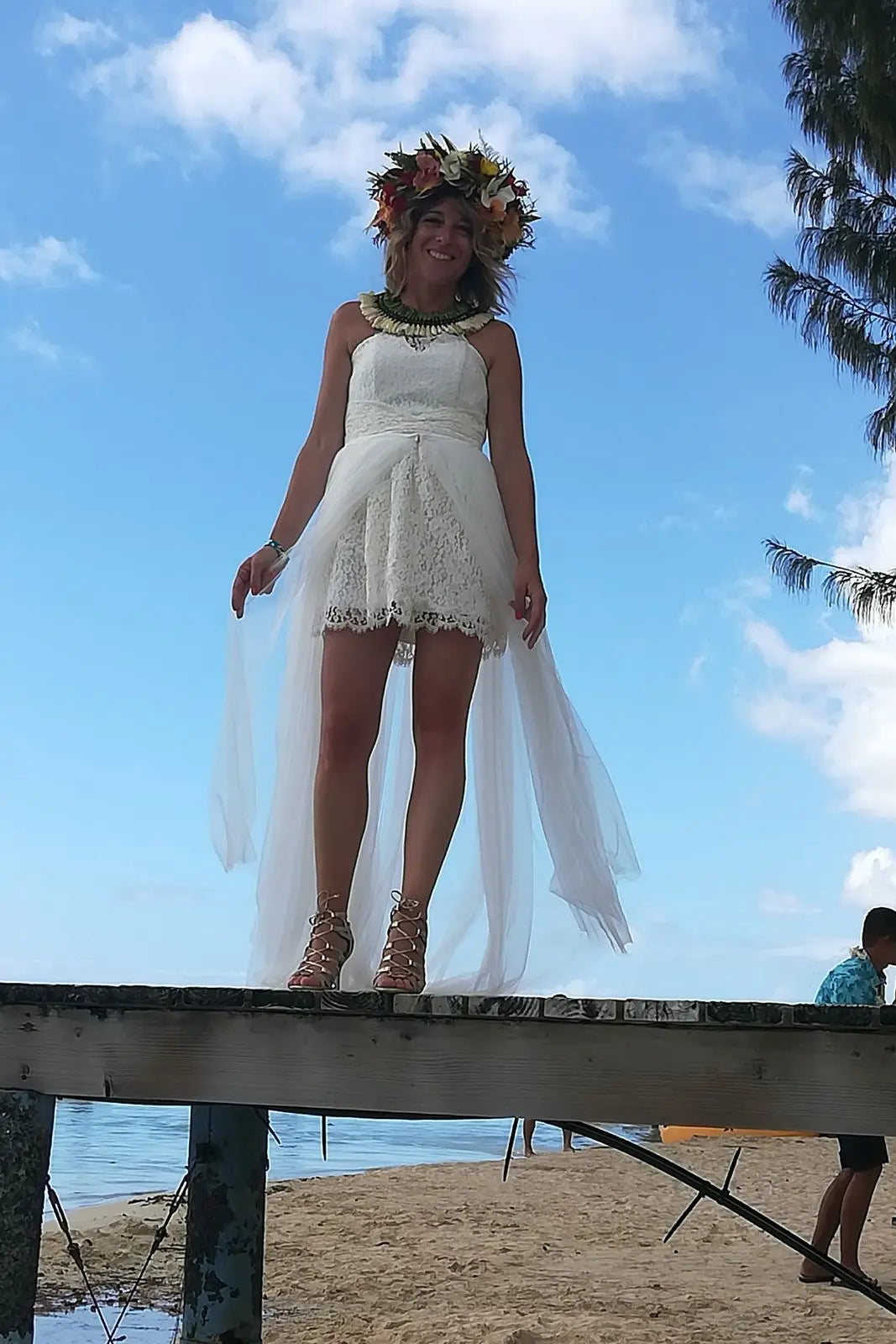 Robe de mariée courte