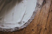 Détail haute couture robe de mariée