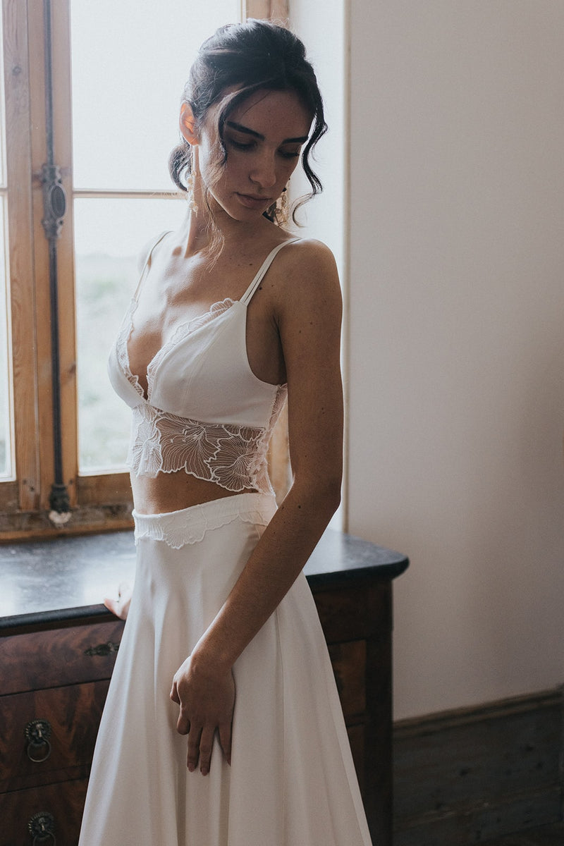 Robe de mariée deux pièces made in france