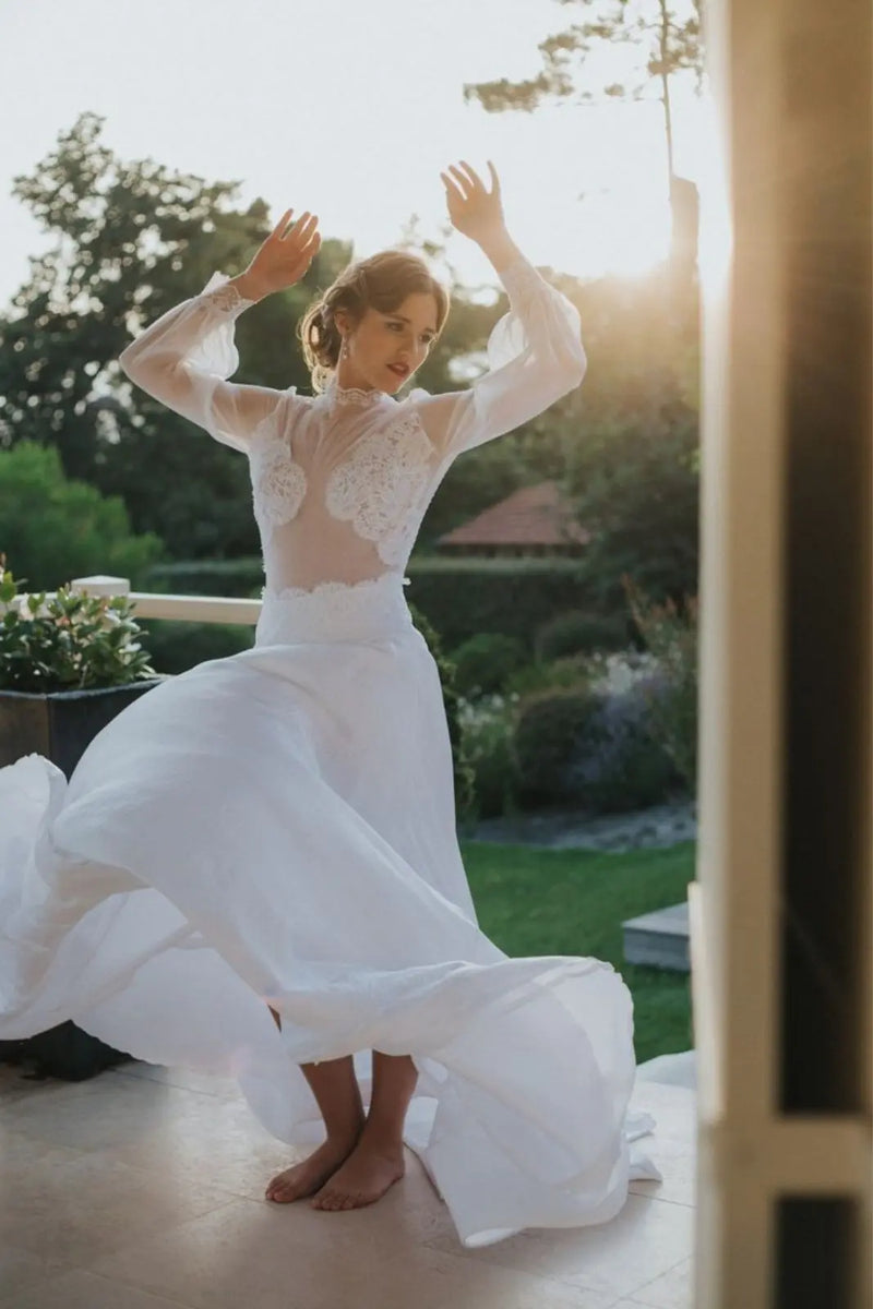 JADE - ROBE DE MARIÉE SUR MESURE Christelle Vasseur Couture