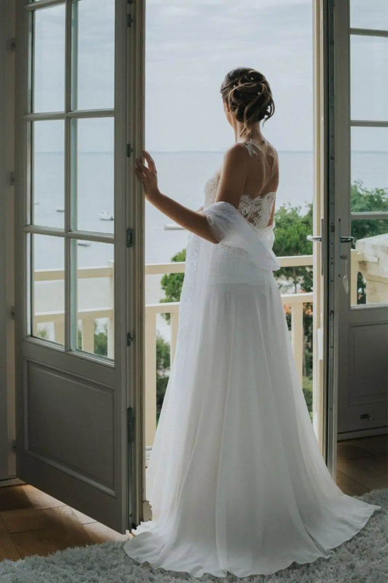LÉONIE - ROBE DE MARIÉE SUR MESURE Christelle Vasseur Couture