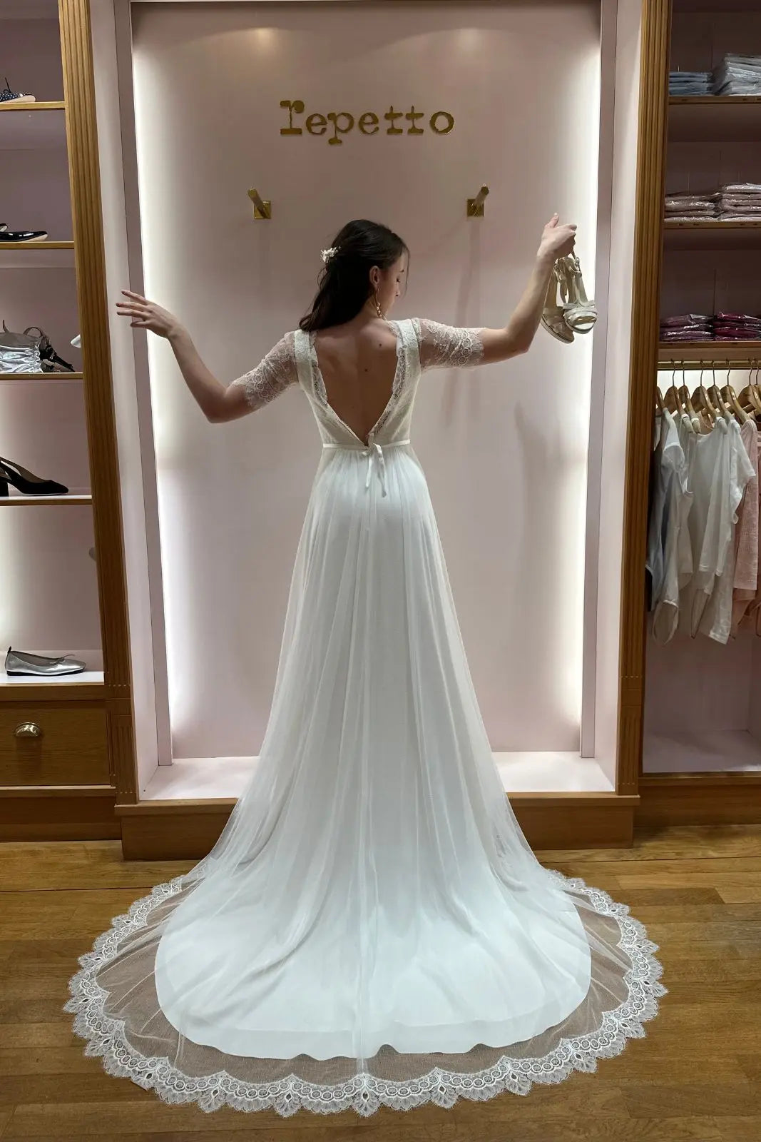Chaussures de mariée Repetto x Christelle Vasseur