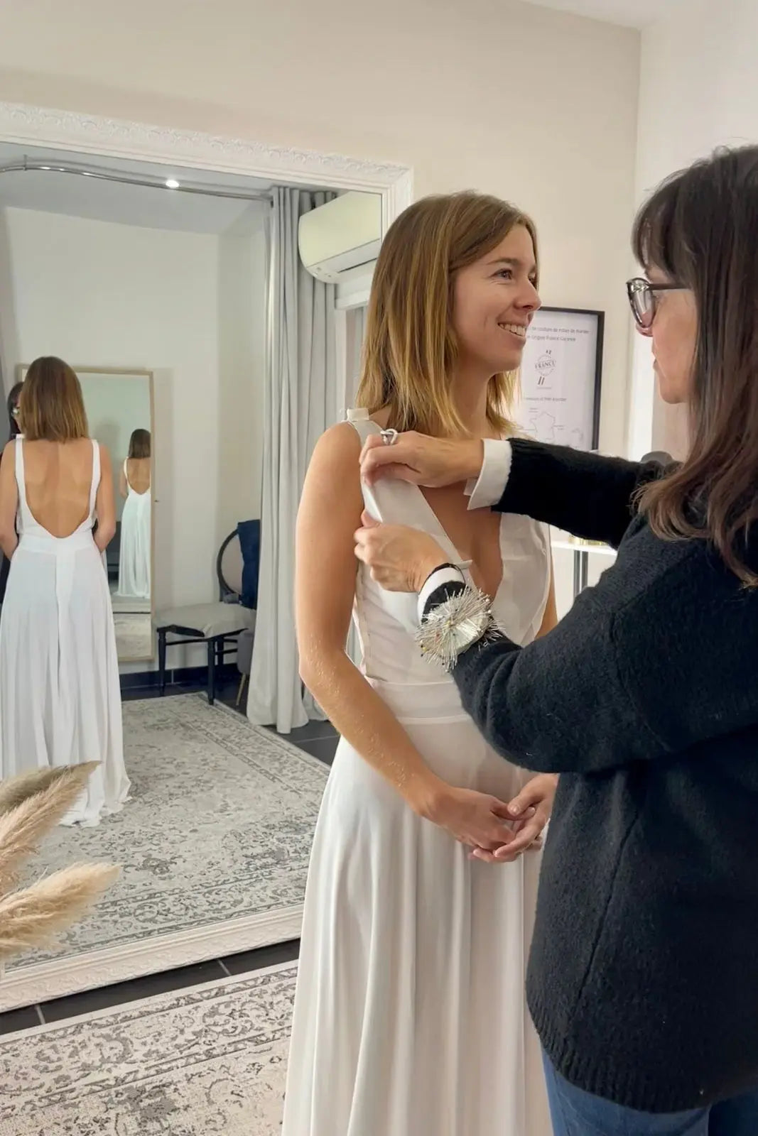 Essayage robe de mariée à Bordeaux