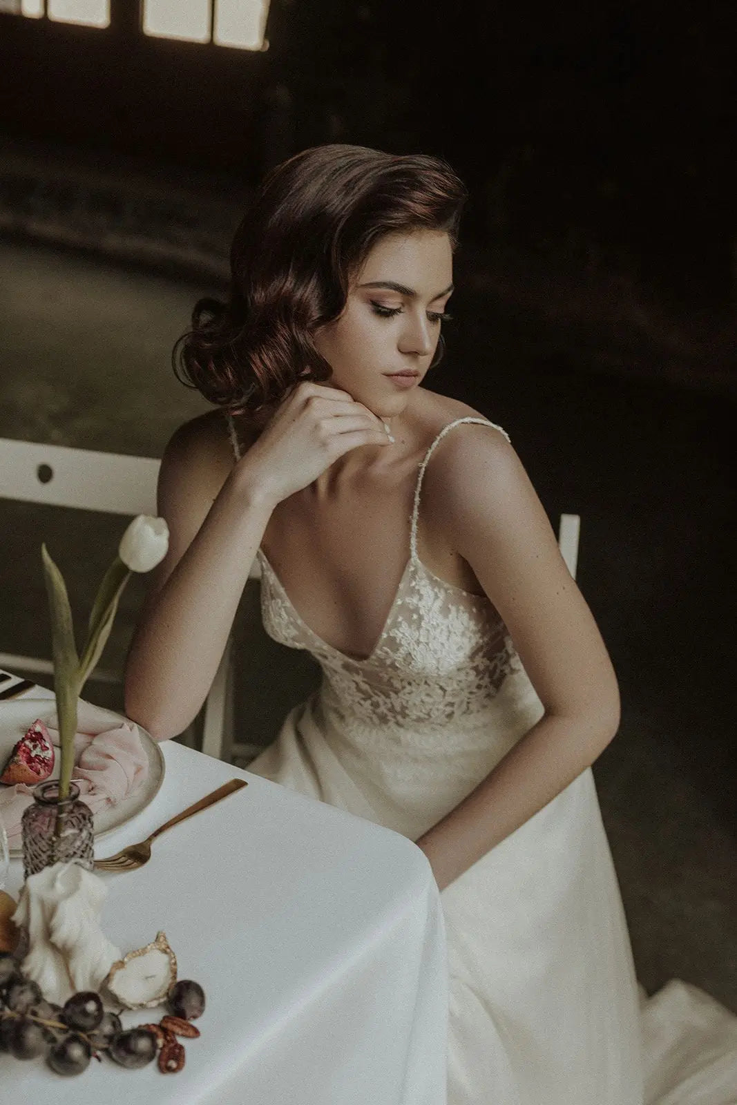 PALACE CAP FERRET - ROBE DE MARIÉE SUR MESURE Christelle Vasseur Couture