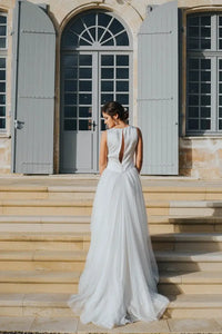 CAROLINE - ROBE DE MARIÉE SUR MESURE Christelle Vasseur Couture