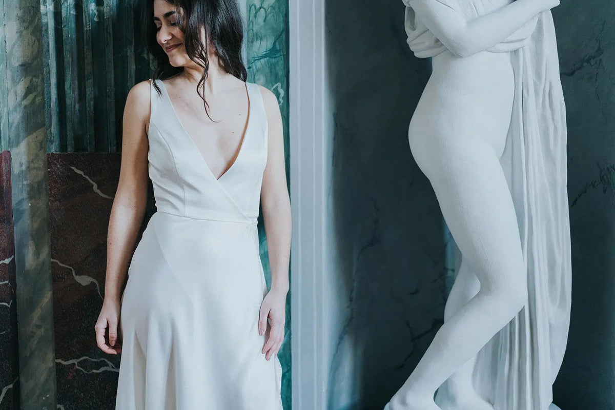 BLANCHE - ROBE DE MARIÉE SUR MESURE Christelle Vasseur Couture