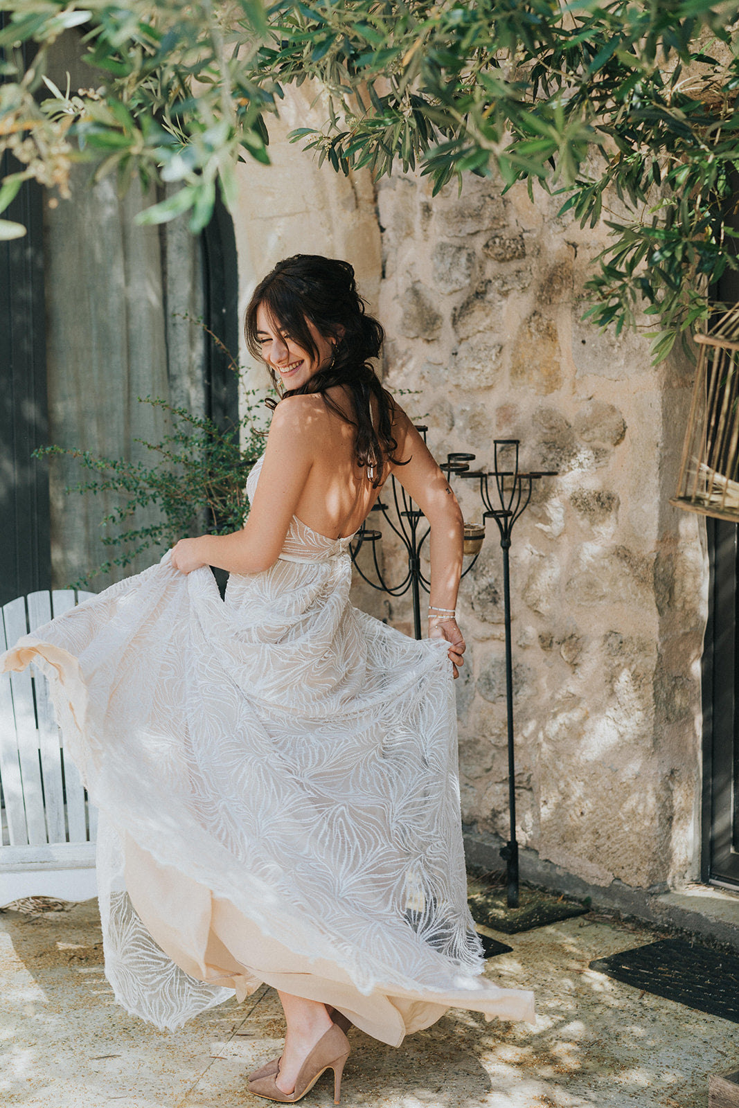 Bespoke wedding dress - Tuscany
