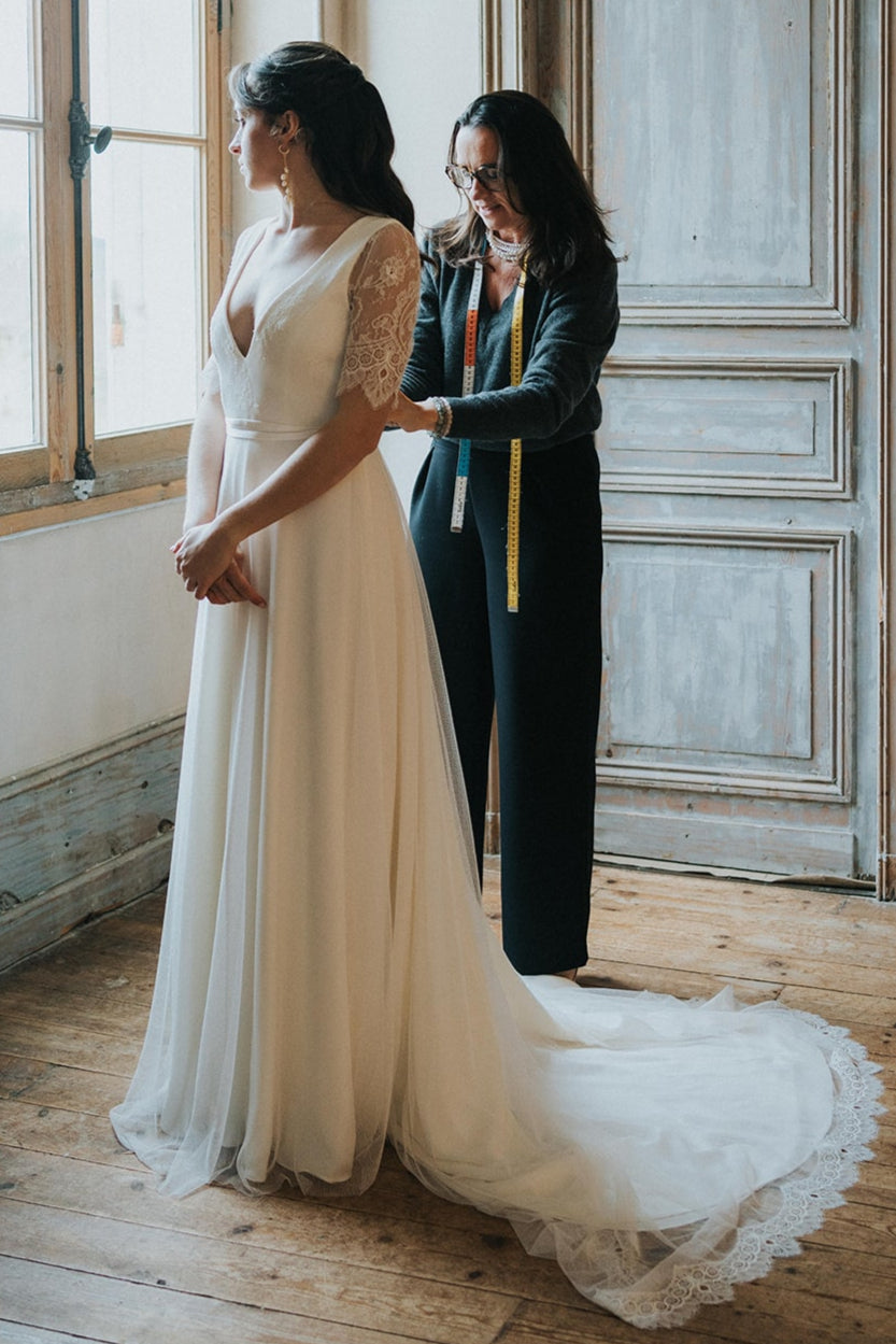 Wedding Dress Creatrice Robe Mariage Luxe Robe Pret A Porter Luxe