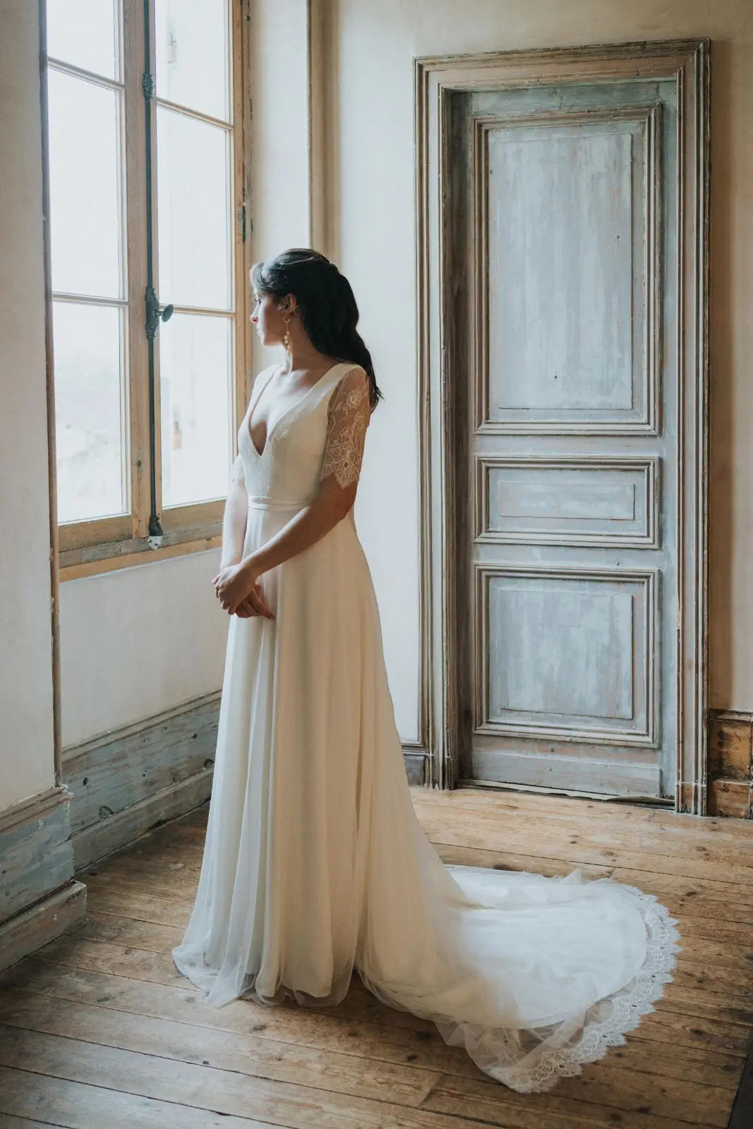 Rose - Robe de mariée haute couture à Bordeaux - Christelle Vasseur