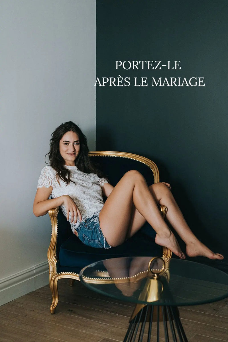 Reportez votre haut en dentelle du mariage
