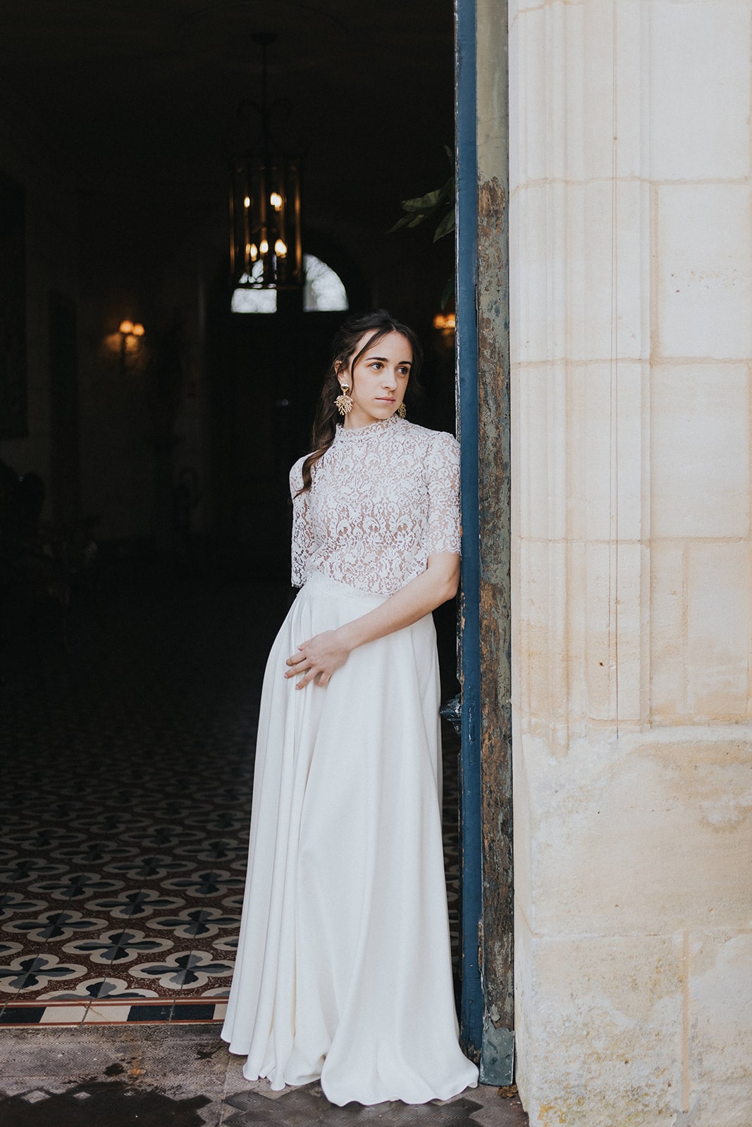 Robe de mariée deux pièces à Bordeaux
