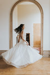 Robe de mariée style Bridgerton modèle Aurore sur mesure