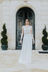 Robe de mariée deux pièces modèle Aurore