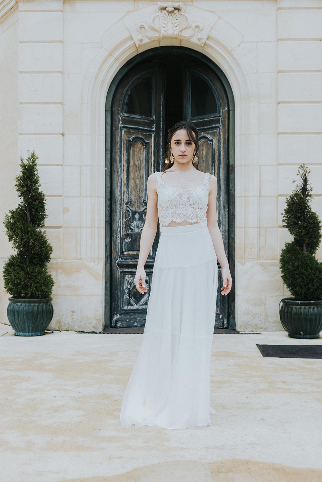 Robe de mariée deux pièces modèle Aurore