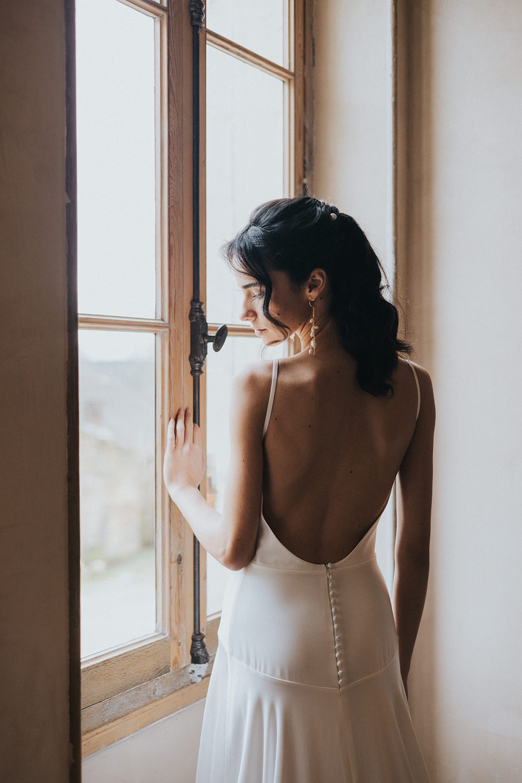 Dos nu robe de mariée à Bordeaux