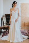 Céleste robe de mariée minimaliste créatrice Christelle vasseur à Bordeaux