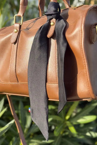 Lavallière Satin de Soie Noir Lyon