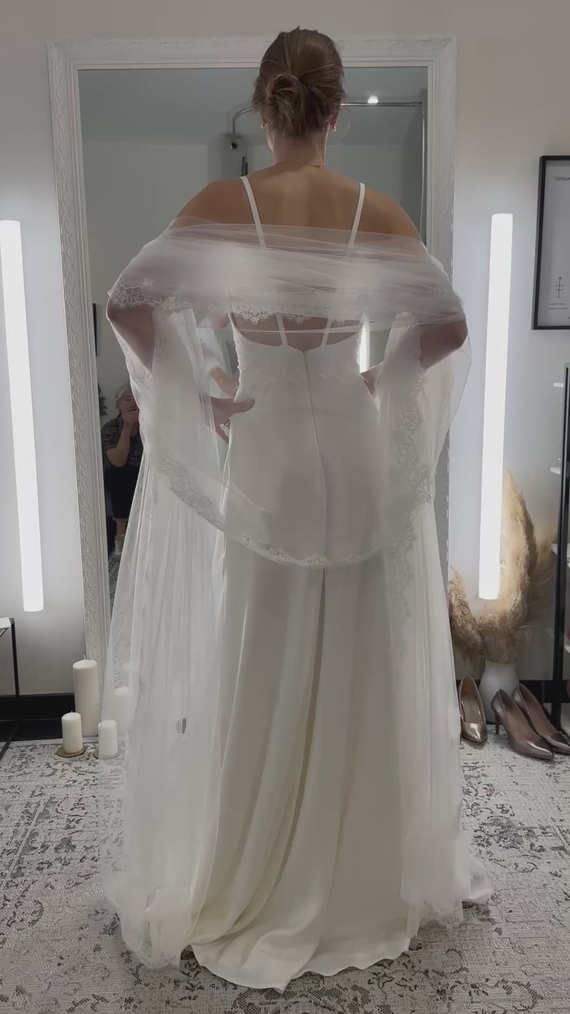 Robe de mariee avec voile