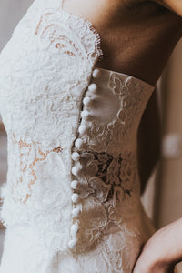 Détail boutons modèle Rani 