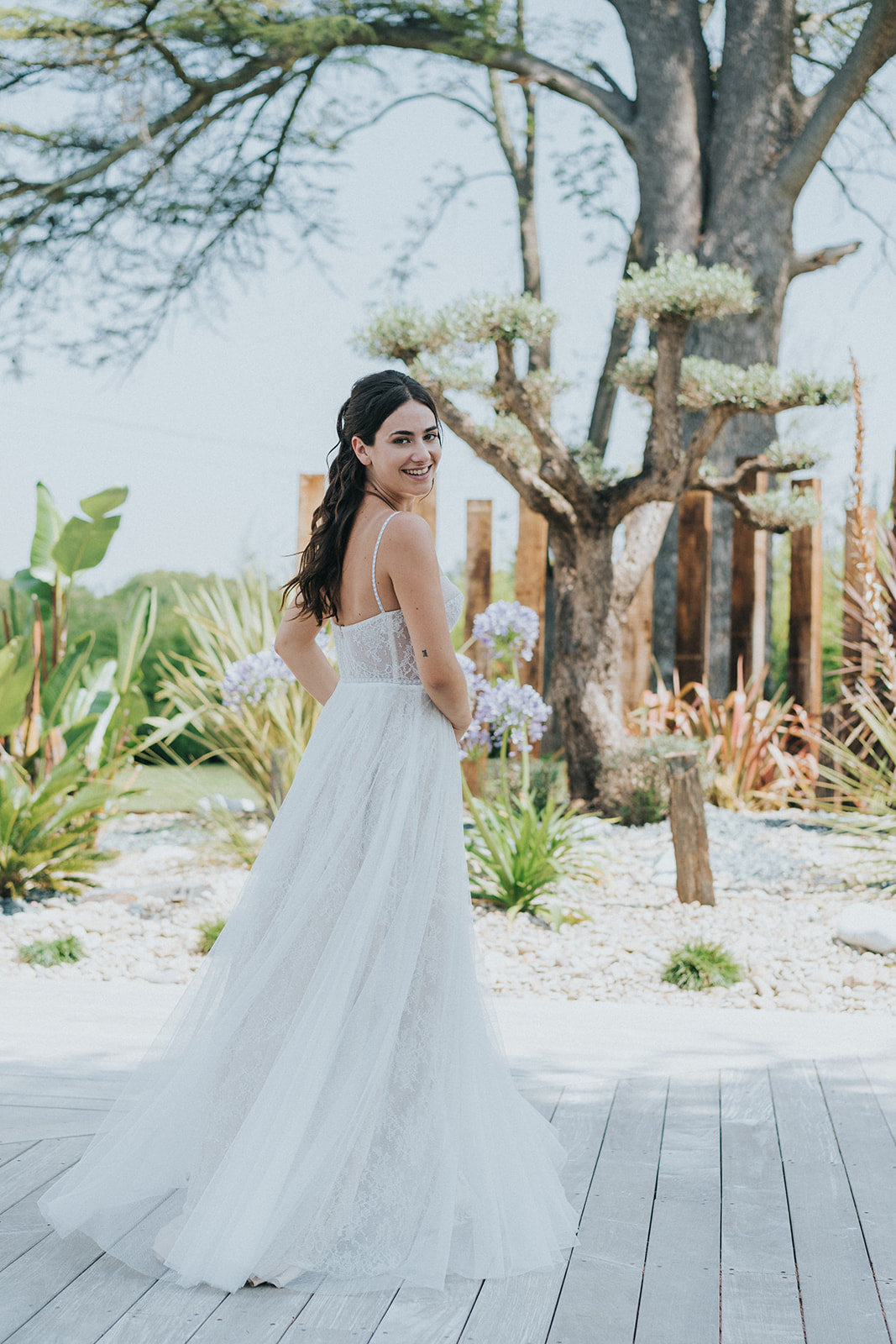 Robe de mariée Bustier en dentelle  
