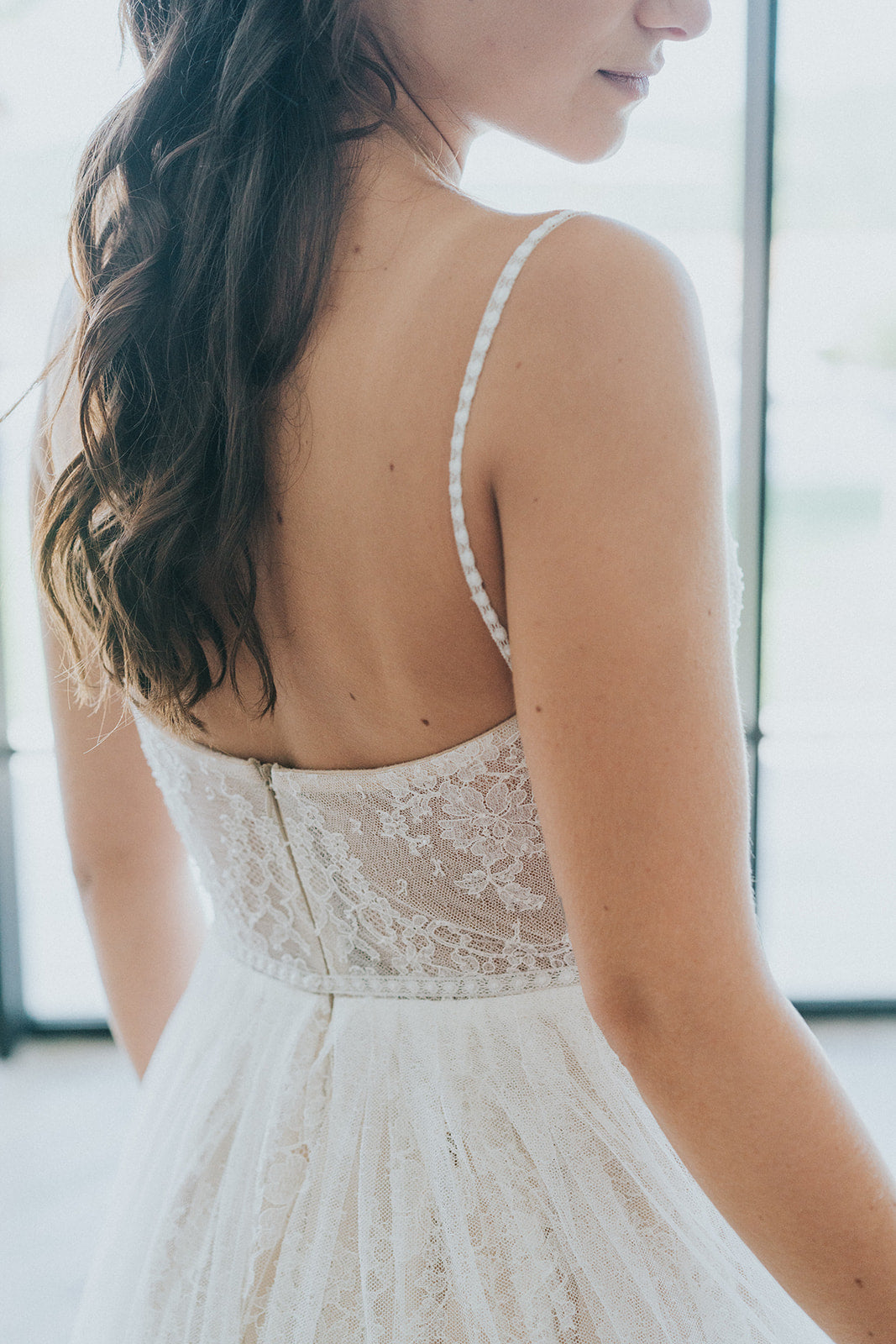 Tailor-made wedding dress - Azure