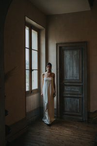 Suzanne -  Robe de mariée simple, créatrice Christelle Vasseur 