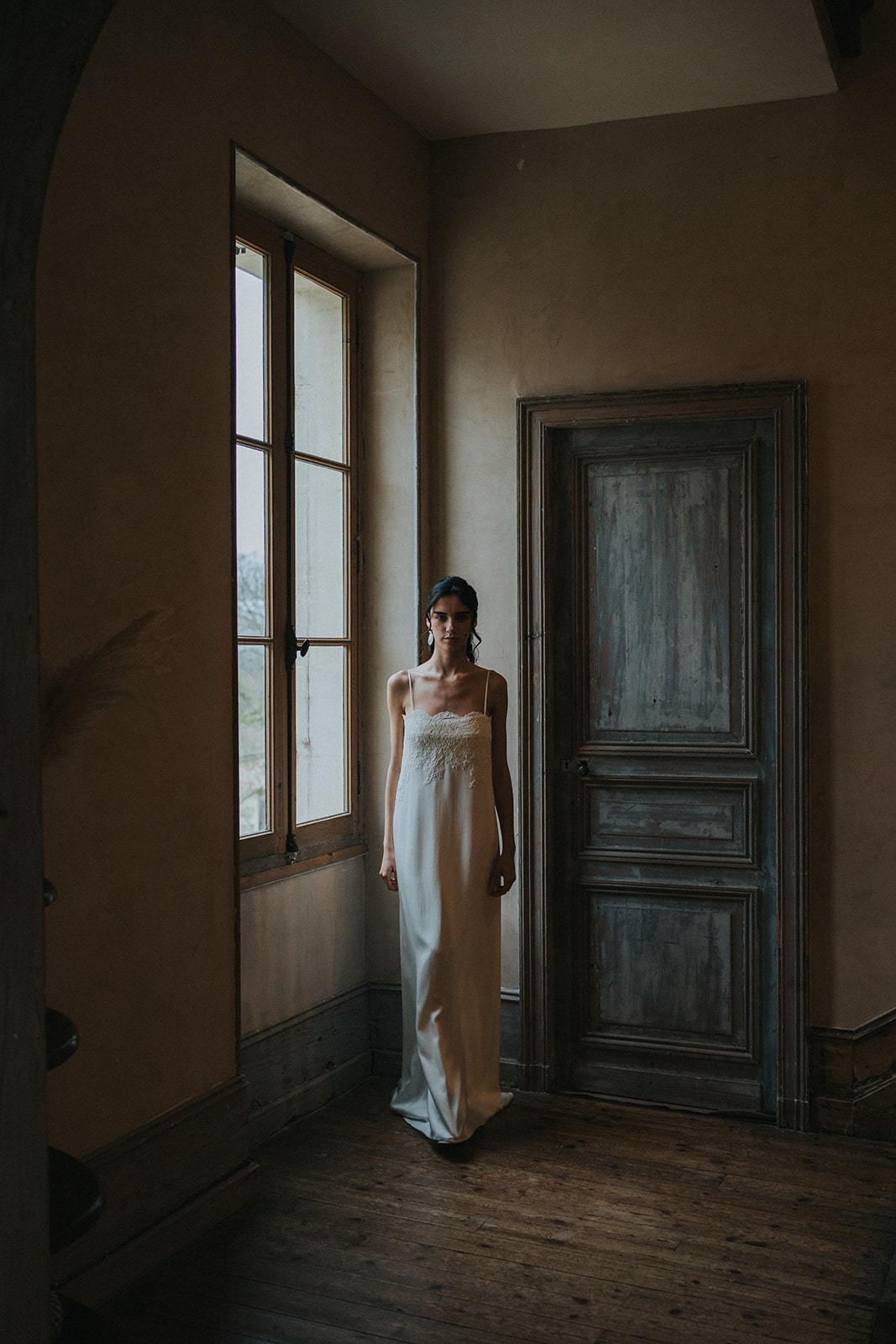 Suzanne -  Robe de mariée simple, créatrice Christelle Vasseur 
