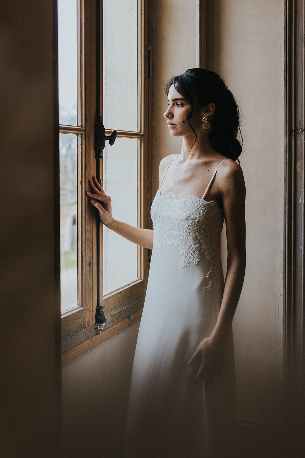 Suzanne -  Robe de mariée simple, création Christelle Vasseur 