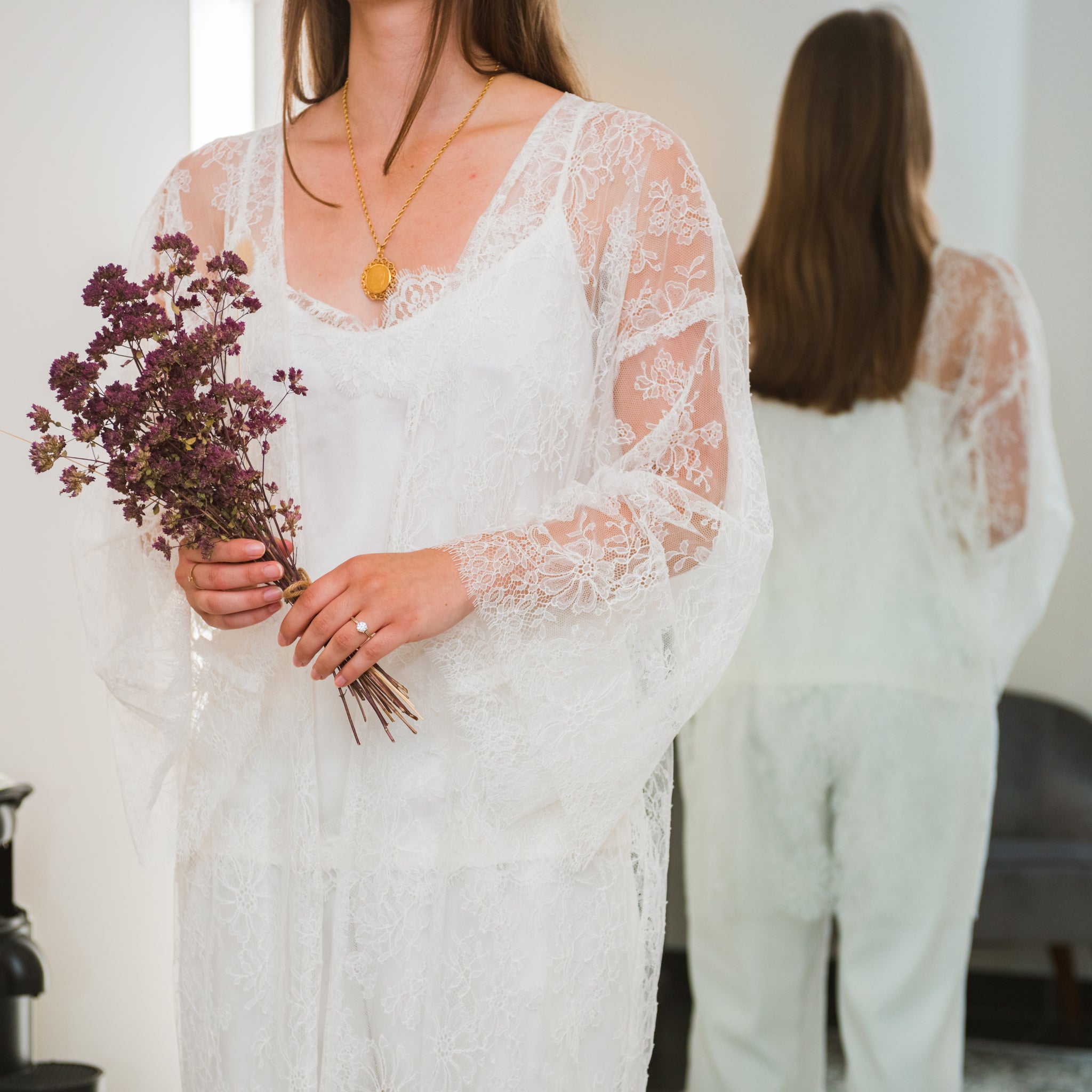 Iris wedding kimono