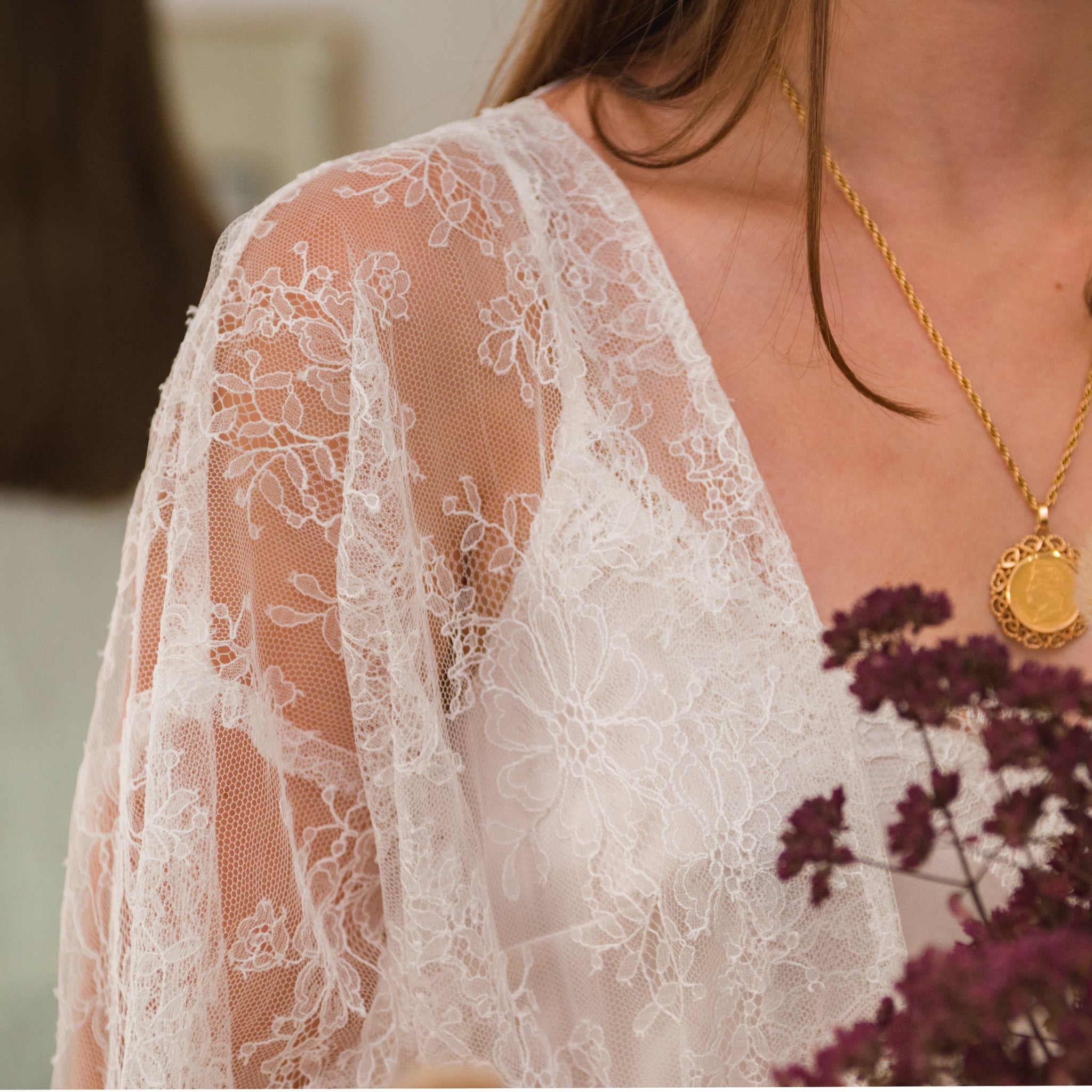 Iris wedding kimono