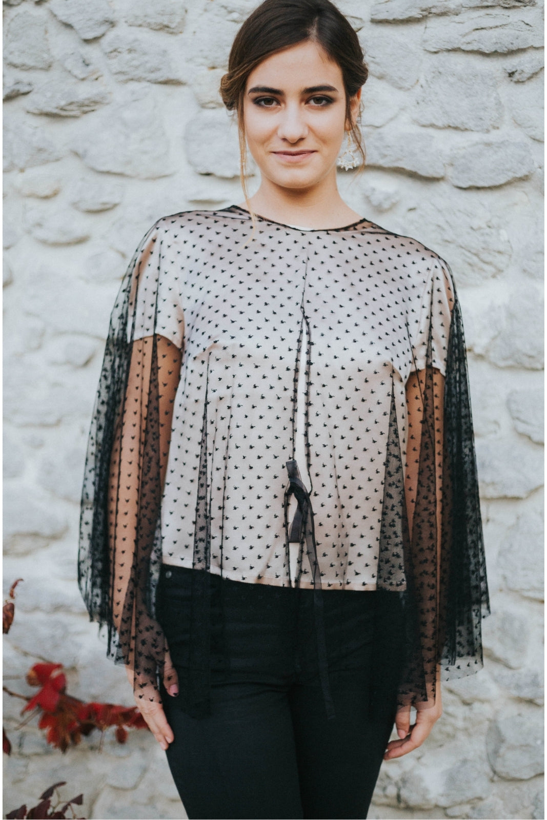 Feather Poncho