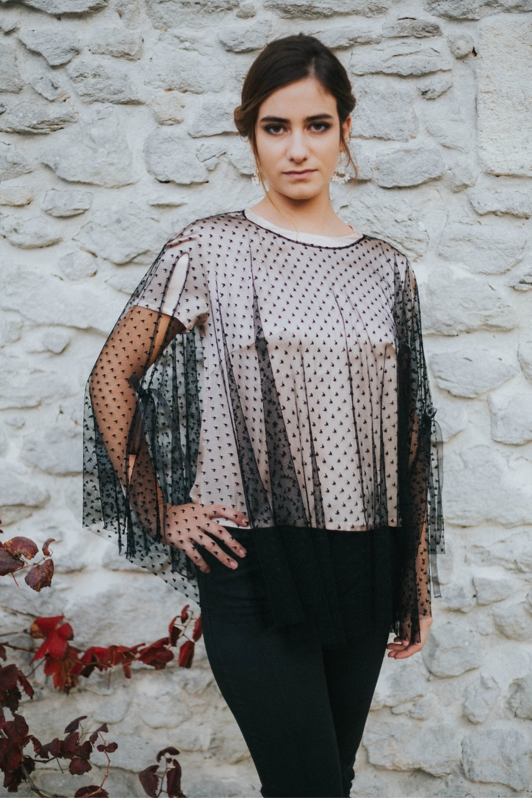 Feather Poncho