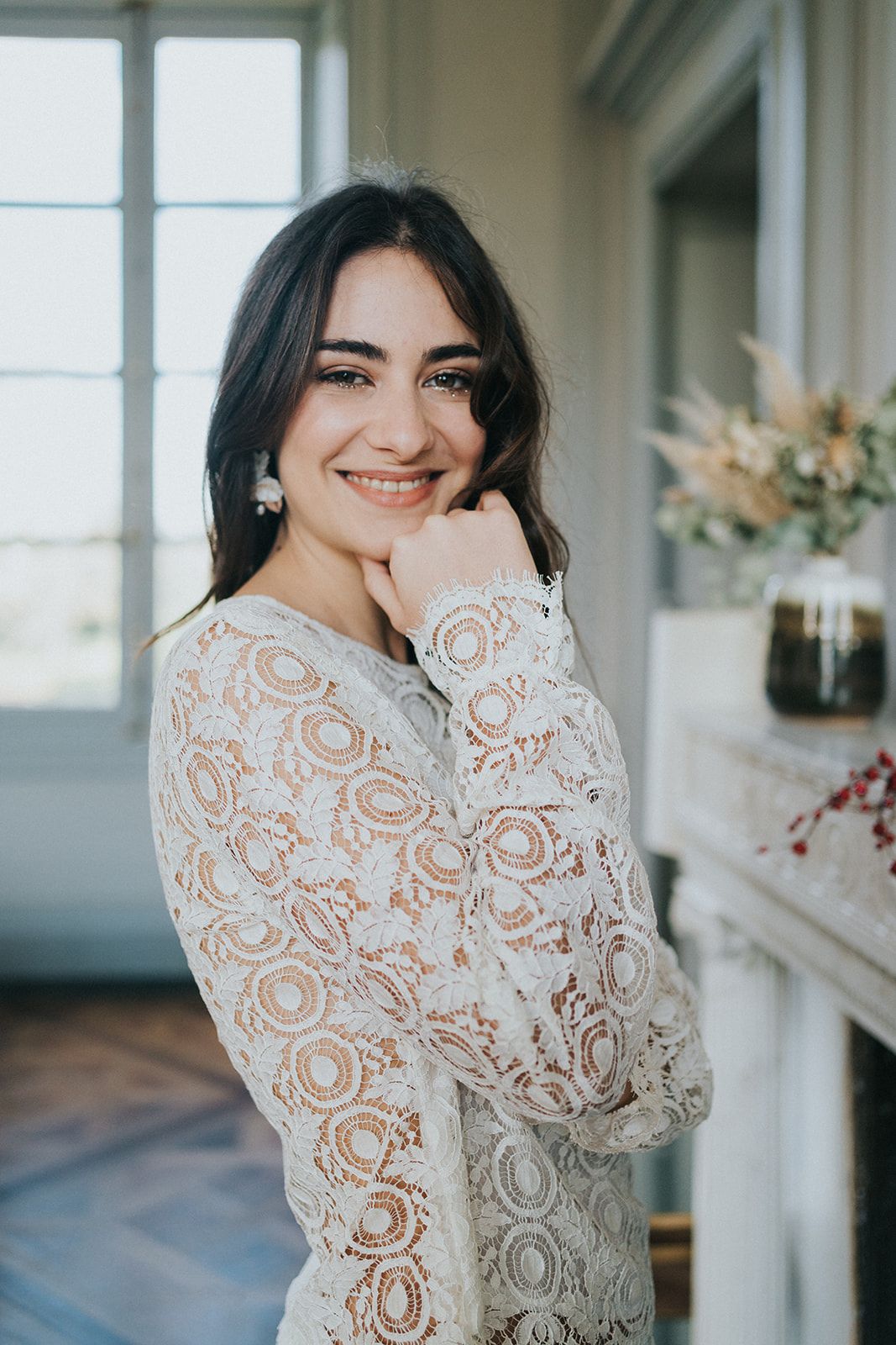 Haut Dentelle Mariage - Romane -
