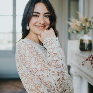 Haut Dentelle Mariage - Romane -