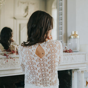 Haut Dentelle Mariage - Romane -