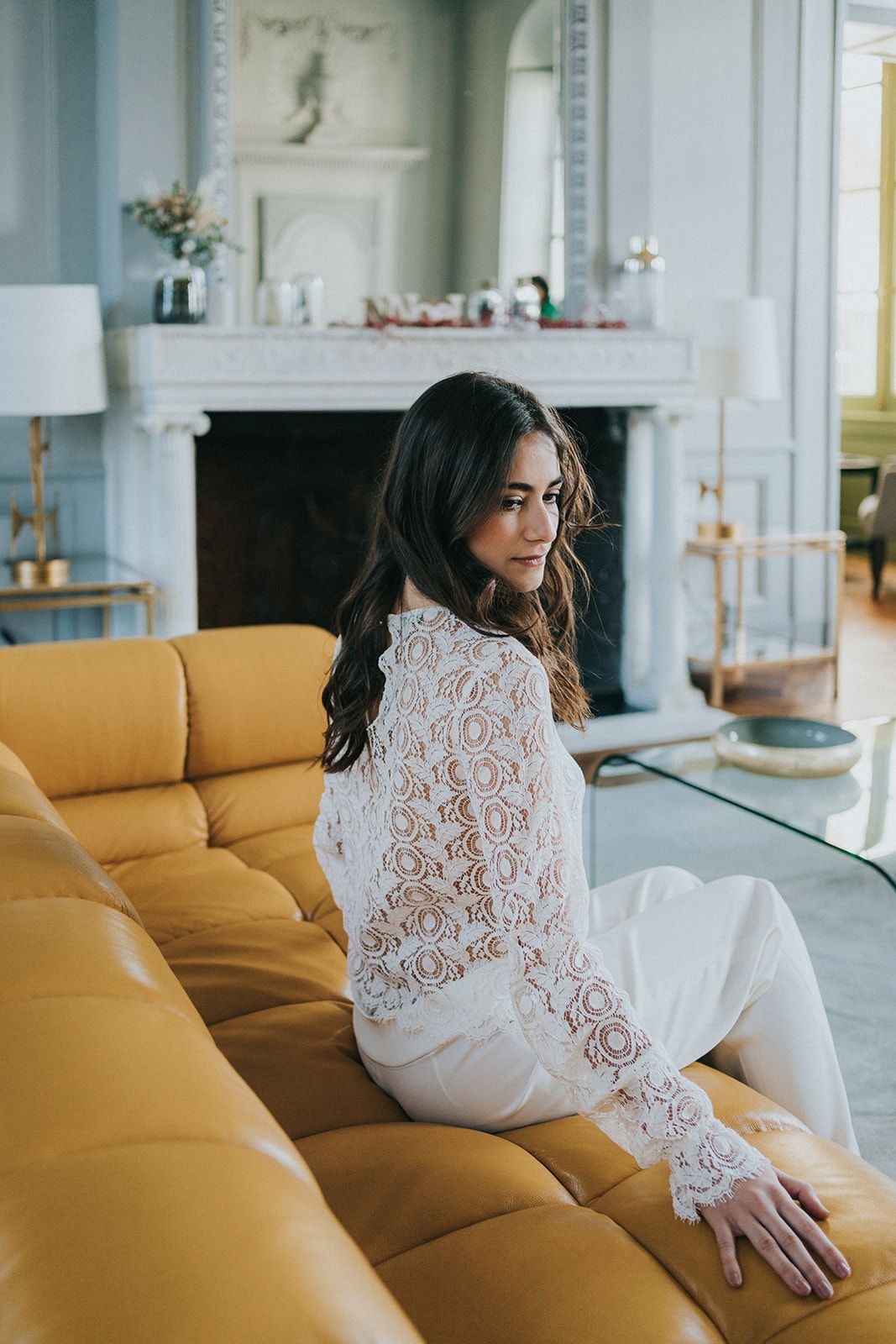 Haut Dentelle Mariage - Romane -