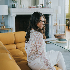 Haut Dentelle Mariage - Romane -