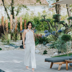 Alexis ivory pants - Civil wedding