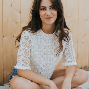 Haut Dentelle Mariage - Pauline -
