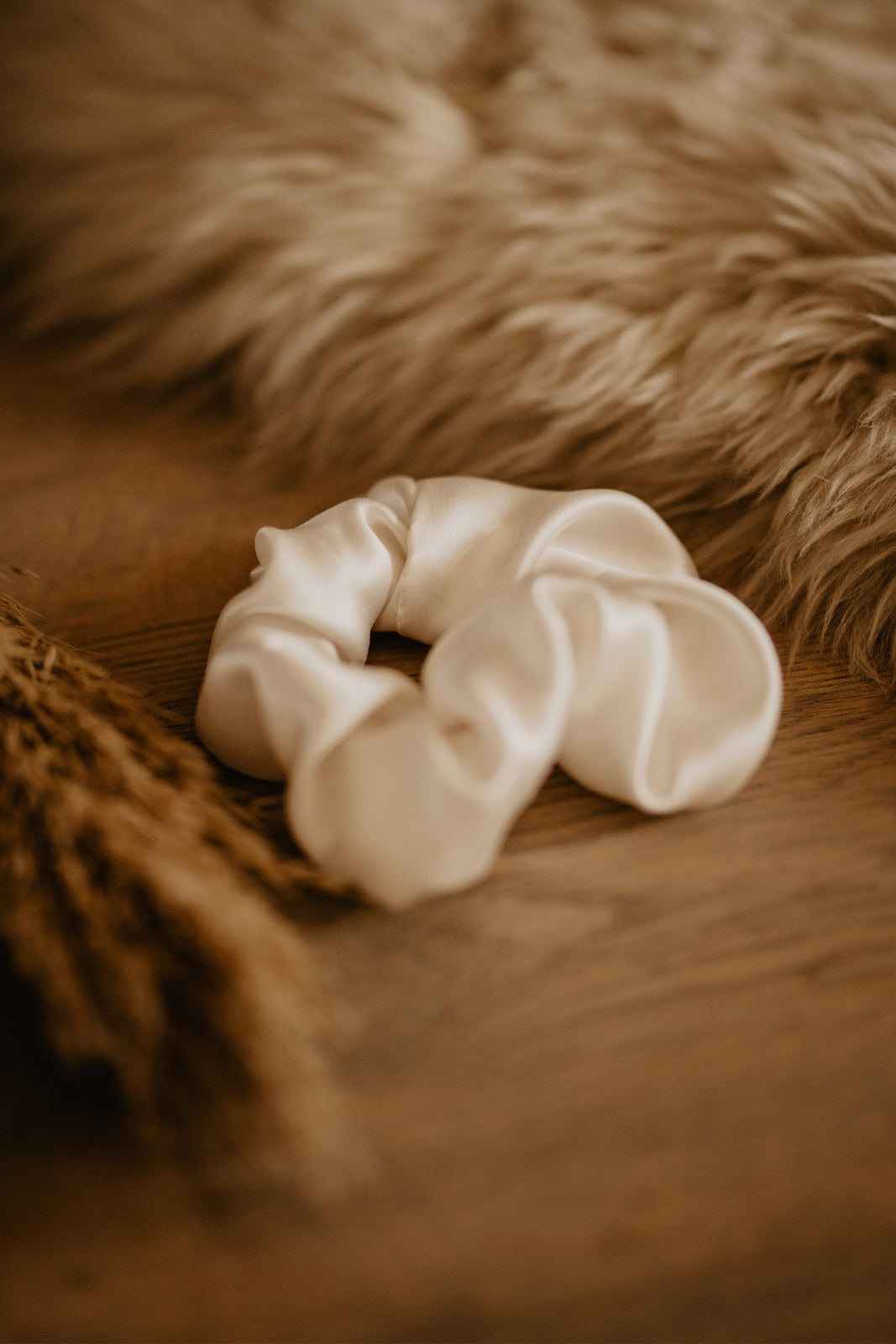 Silk scrunchie - Christelle Vasseur Couture