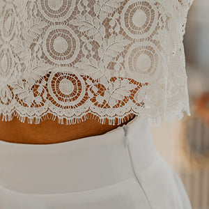 Haut Dentelle Mariage - Pauline -