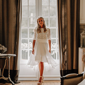 Jupe asymétrique Carolle - Mariage civil